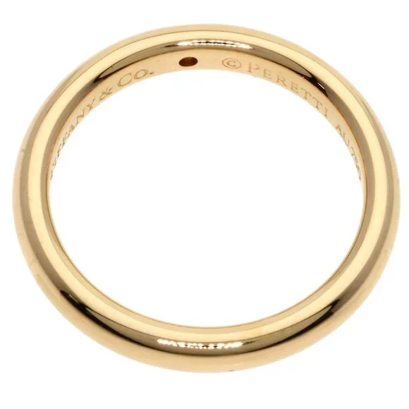 TIFFANY & CO. 18k Rose Gold Diamond Ring - Picture 4 of 9